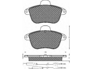 BSF 10348 stabdžių trinkelių rinkinys, diskinis stabdys 
 Techninės priežiūros dalys -> Papildomas remontas
425295, 95659639, 95659640, 6000009999