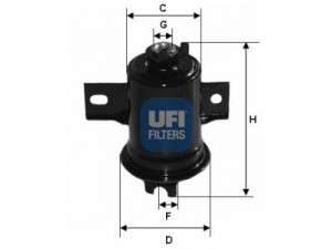 UFI 31.599.00 kuro filtras 
 Techninės priežiūros dalys -> Papildomas remontas
25175532, 25175572, 23300-35030