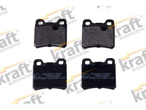 KRAFT AUTOMOTIVE 6011540 stabdžių trinkelių rinkinys, diskinis stabdys 
 Techninės priežiūros dalys -> Papildomas remontas
4467072