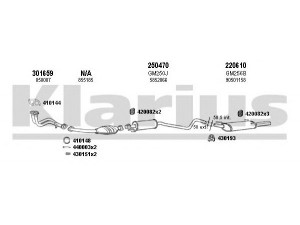 KLARIUS 391574E išmetimo sistema 
 Išmetimo sistema -> Išmetimo sistema, visa