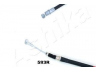 ASHIKA 131-05-593R trosas, stovėjimo stabdys 
 Stabdžių sistema -> Valdymo svirtys/trosai
MB520348