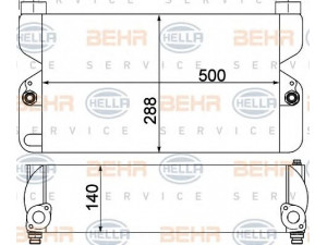 HELLA 8MO 376 949-271 alyvos aušintuvas, variklio alyva
2903 1018 00