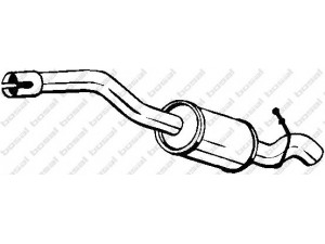 BOSAL 154-419 galinis duslintuvas 
 Išmetimo sistema -> Duslintuvas
1234020, 1253559, 1424370