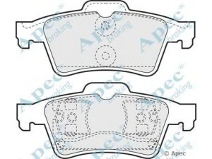 APEC braking PAD1195 stabdžių trinkelių rinkinys, diskinis stabdys 
 Techninės priežiūros dalys -> Papildomas remontas
4387371, ME2T1J2M008AA, 44060AV625