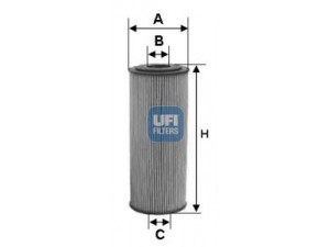 UFI 25.124.00 alyvos filtras 
 Filtrai -> Alyvos filtras
0011844225, 0011844325, 0011845225