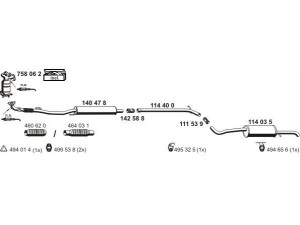 ERNST 071402 išmetimo sistema 
 Išmetimo sistema -> Išmetimo sistema, visa