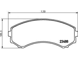 HELLA PAGID 8DB 355 009-461 stabdžių trinkelių rinkinys, diskinis stabdys 
 Techninės priežiūros dalys -> Papildomas remontas
4605A041, S4Y93328Z, S4Y93328ZA