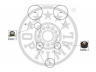 OPTIMAL SK-1482 paskirstymo diržo komplektas 
 Techninės priežiūros dalys -> Papildomas remontas
0831.55, 0831.65, 0831.66, 0831.88