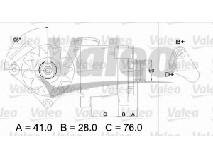 VALEO 436332 kintamosios srovės generatorius 
 Elektros įranga -> Kint. sr. generatorius/dalys -> Kintamosios srovės generatorius
12 31 1 738 091, 12 31 1 738 092