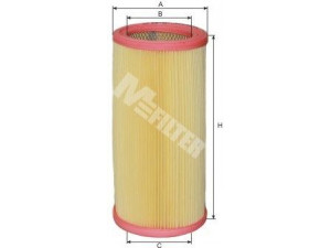 MFILTER A 109 oro filtras 
 Filtrai -> Oro filtras
6 000 008 185, 7 701 030 196, 1444-P2