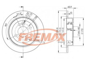 FREMAX BD-8571 stabdžių diskas 
 Dviratė transporto priemonės -> Stabdžių sistema -> Stabdžių diskai / priedai
3421 6 774 987