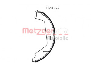 METZGER MG 238 stabdžių trinkelių komplektas, stovėjimo stabdis 
 Stabdžių sistema -> Rankinis stabdys
274508, 31262874, 8623138