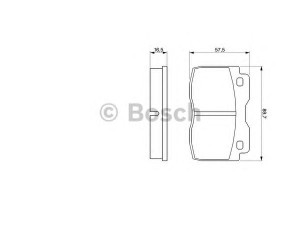 BOSCH 0 986 424 047 stabdžių trinkelių rinkinys, diskinis stabdys 
 Techninės priežiūros dalys -> Papildomas remontas