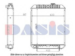 AKS DASIS 440307N radiatorius, variklio aušinimas