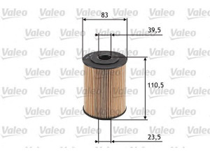 VALEO 586526 alyvos filtras 
 Techninės priežiūros dalys -> Techninės priežiūros intervalai
021115562A, 21115562A, 05015171AA