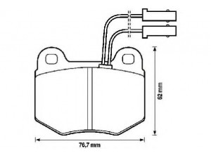 JURID 571450J stabdžių trinkelių rinkinys, diskinis stabdys 
 Techninės priežiūros dalys -> Papildomas remontas
0060728434, 0060741331, 60728434