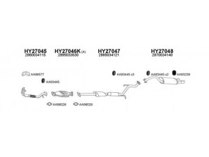 VENEPORTE 270035 išmetimo sistema 
 Išmetimo sistema -> Išmetimo sistema, visa