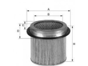 UNIFLUX FILTERS XA338 oro filtras 
 Techninės priežiūros dalys -> Techninės priežiūros intervalai
MD 620039, MD620039, MZ 311787
