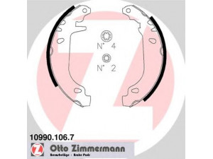 ZIMMERMANN 10990.106.7 stabdžių trinkelių komplektas 
 Techninės priežiūros dalys -> Papildomas remontas
4241G3, 4241L4, 95659470