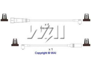 WAIglobal SL577 uždegimo laido komplektas