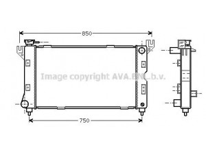 AVA QUALITY COOLING CR2085 radiatorius, variklio aušinimas 
 Aušinimo sistema -> Radiatorius/alyvos aušintuvas -> Radiatorius/dalys
4682587