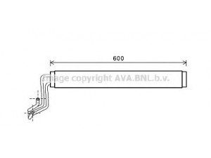 AVA QUALITY COOLING VW3308 alyvos aušintuvas, vairo sistema 
 Vairavimas -> Vairo pavara/siurblys
7L6422885B, 7L6422885E, 7L8422885A