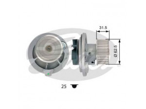 GATES WP0070 vandens siurblys
1334041, 1334050, 1334053, 1334137