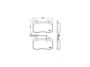 BREMBO P 23 052 stabdžių trinkelių rinkinys, diskinis stabdys 
 Techninės priežiūros dalys -> Papildomas remontas
4728999, 5892740