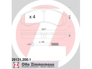 ZIMMERMANN 29121.200.1 stabdžių trinkelių rinkinys, diskinis stabdys 
 Techninės priežiūros dalys -> Papildomas remontas
1906401, 2992339, 42535791, 5001844747