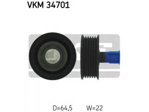 SKF VKM 34701 kreipiantysis skriemulys, V formos rumbuotas diržas 
 Diržinė pavara -> V formos rumbuotas diržas/komplektas -> Laisvasis/kreipiamasis skriemulys
16 080 248 80, 16 090 106 80, 16 114 234 80
