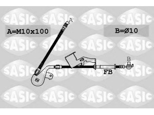 SASIC 6600030 stabdžių žarnelė 
 Stabdžių sistema -> Stabdžių žarnelės
4806E6, 4806G0, 4806E6, 4806G0