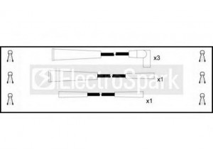 STANDARD OEK087 uždegimo laido komplektas 
 Kibirkšties / kaitinamasis uždegimas -> Uždegimo laidai/jungtys
5967.H6, 95659595