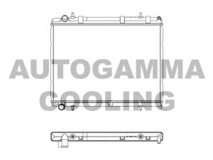 AUTOGAMMA 103571 radiatorius, variklio aušinimas 
 Aušinimo sistema -> Radiatorius/alyvos aušintuvas -> Radiatorius/dalys
1330K1, 1330W4, 133343, 133388