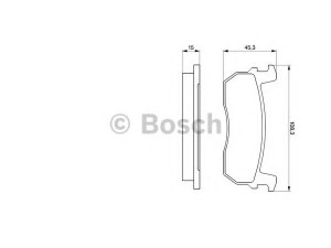 BOSCH 0 986 469 570 stabdžių trinkelių rinkinys, diskinis stabdys 
 Techninės priežiūros dalys -> Papildomas remontas
41060 01B25, 41060 04B25, 41060 04B90
