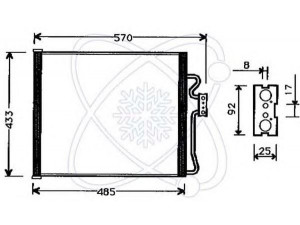 ELECTRO AUTO 30E0023 kondensatorius, oro kondicionierius 
 Oro kondicionavimas -> Kondensatorius
64538373924