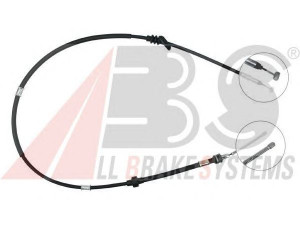 A.B.S. K13988 trosas, stovėjimo stabdys 
 Stabdžių sistema -> Valdymo svirtys/trosai
47510-S10-A03