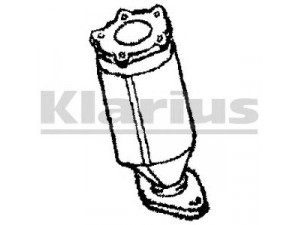 KLARIUS 322080 katalizatoriaus keitiklis 
 Išmetimo sistema -> Katalizatoriaus keitiklis
208A0BX001, 208A0BX00A, 208A0BX001