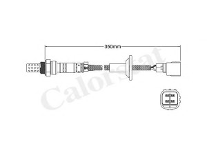 CALORSTAT by Vernet LS140327 lambda jutiklis 
 Variklis -> Variklio elektra
89465-02030, 89465-02050, 89465-07010