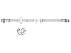CEF 516878 stabdžių žarnelė 
 Stabdžių sistema -> Stabdžių žarnelės
7569160, 7569160