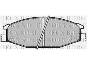 BORG & BECK BBP1192 stabdžių trinkelių rinkinys, diskinis stabdys 
 Techninės priežiūros dalys -> Papildomas remontas
41060C7090, 41060P6525, 41060P6625