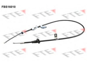 FTE FBS16010 trosas, stovėjimo stabdys 
 Stabdžių sistema -> Valdymo svirtys/trosai
MR955255, 454 420 01 85