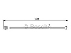 BOSCH 1 987 473 023 įspėjimo kontaktas, stabdžių trinkelių susidėvėjimas 
 Stabdžių sistema -> Susidėvėjimo indikatorius, stabdžių trinkelės
997 612 756 00
