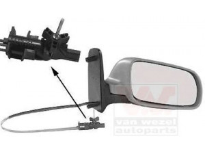 VAN WEZEL 5879814 išorinis veidrodėlis 
 Kėbulas -> Liukai/stogai/durys/stoglangis/sulankstomas stogas -> Durys/dalys
4A0857508GRU, 7M3857508, 7M3857508L01C