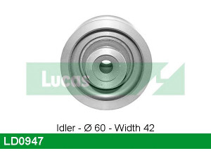 LUCAS ENGINE DRIVE LD0947 įtempiklio skriemulys, paskirstymo diržas