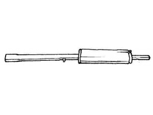 SIGAM 12405 vidurinis duslintuvas 
 Išmetimo sistema -> Duslintuvas
4402771, 4436948, 5888167, 5934523