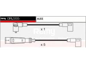 DELCO REMY DRL555 uždegimo laido komplektas 
 Kibirkšties / kaitinamasis uždegimas -> Uždegimo laidai/jungtys
437998031B