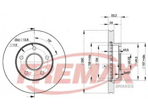 FREMAX BD-8109 stabdžių diskas 
 Dviratė transporto priemonės -> Stabdžių sistema -> Stabdžių diskai / priedai
5023441, 5027462, 5027463, 6168109