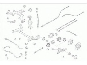 SACHS OPEL-VECTR-RS009 vairavimo mechanizmas; rato pakaba 
 Vairavimas -> Prekių paieška pagal schemą