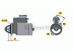 BOSCH 0 986 022 101 starteris 
 Elektros įranga -> Starterio sistema -> Starteris
M 0 T 81981, M 000 T 81981, M 002 T 47381