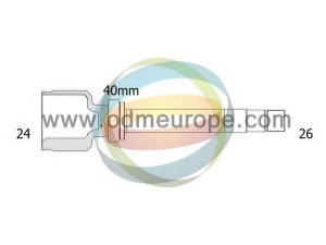 ODM-MULTIPARTS 14-156101 jungčių komplektas, kardaninis velenas 
 Ratų pavara -> Sujungimai/komplektas